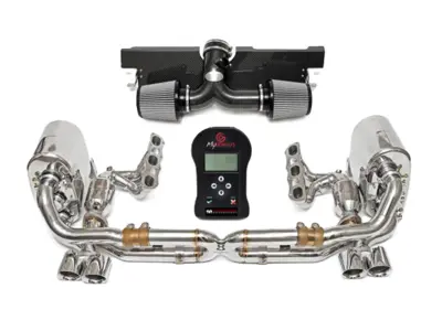 Fabspeed Performance-Auspuffanlage RACE, polierte Edelstahl-Endrohre. Porsche 997.2 Carrera - FSPOR9972RHDR, FSPOR9972CMBPX, FSPOR9972MAXP, FSPOR9972COMPAI, FSPOR9972ET